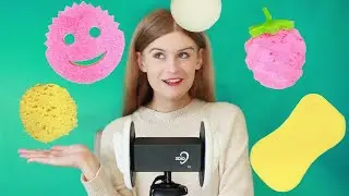 ASMR Sponge assortment sounds using 3DIO mic for guaranteed tingles