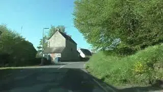Driving From 22160 La Croix Tasset To 22160 Callac, C&ocirc;tes d'Armor Brittany France 27th April 2025