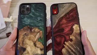 Carved Wood Cases for the iPhone 11 Pro Max and iPhone XR!