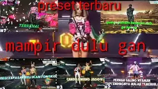 Top 12 preset alight motion free fire di lobby terbaru(viral tik-tok)