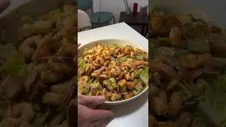 #ceasarsalad #ensaladacesar #homemadedressing #saladrecipes #healthysalad