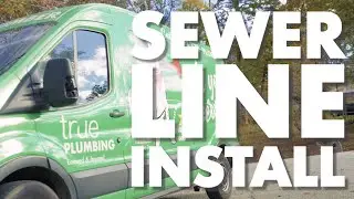 How sewer line installation works (real job in Atlanta, Georgia)