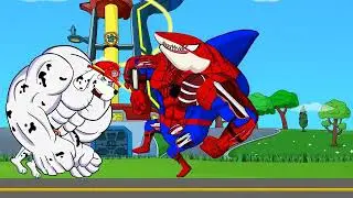 Chase Turn Into Spider Man: Pups Save Monster Rescue | PAW Patrol Mighty Pups