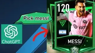 I let Chat GPT decide my Fifa mobile team!!