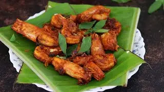 Prawns Tawa fry | kerala Style prawns tawa fry