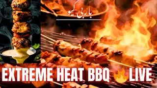 Live Street Food BBQ Extreme Heat Real Cooking ShujatExplo