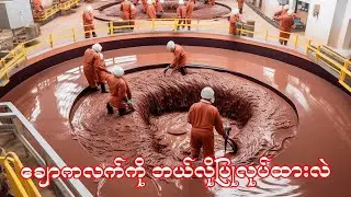 ချောကလက်ကို ဘယ်လိုပြုလုပ်ထားလဲ How Chocolate is Made