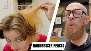 She Bleached Her Hair&hellip; and FAILED 😱 | Hairdresser Reacts to DIY Bleach Disaster