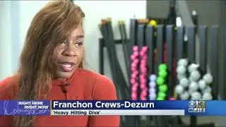 Franchon Crews-Dezurn Wig Comes Off During Boxing Match