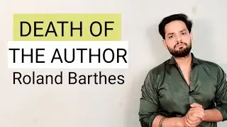 Death of the author by Roland Barthes in hindi