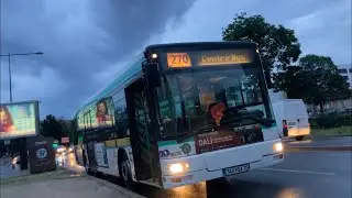 Ligne 253 — MAN NL 223 RATP BUS | 9077 FULL KICKDOWN !!!
