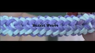 Rainbow Loom: Basket Weave ONE LOOM!