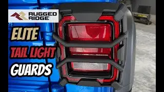 Rugged Ridge Elite Tail Light Guards Install | Jeep Wrangler