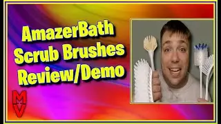 AmazerBath Scrub Brushes Review || Heavy Duty Scrub Brush, Kitchen Brushes, Bottle Brush