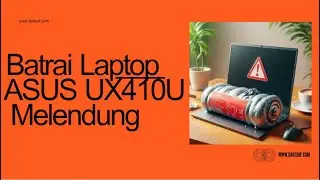 Batrai Laptop Melendung? #asusindonesia #asus #teknisimuda