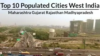 Top 10 Populated Cities in Western India 2021 || Paschim India Biggest city||