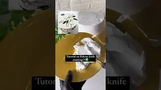 Decorate Cake using Pallete Knife l 🎂. Check 📌 comment 👉 #jugaad #diy #howtomakecakecreamathome