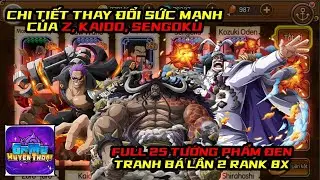 Gomu Huyền Thoại - KAIDO, ZHYPHER VÀ SENGOKU THAY ĐỔI SỨC MẠNH NHƯ NÀO SAU KHI ĐƯỢC CÂN BẰNG TƯỚNG?