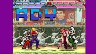 Karane MUGEN Battle #238: Blue Mary & Super Mario vs Mai Shiranui & Super Luigi