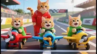 Mama Cat Trims Fur on the Farm and Makes Tiger Hat For Kittens At Home🐾🎩🐯