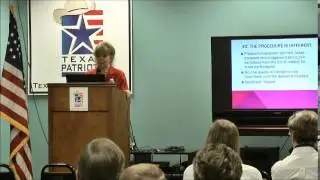 Judge Kathleen Hamilton of the 359th District Court speaks at Texas Patriots PAC