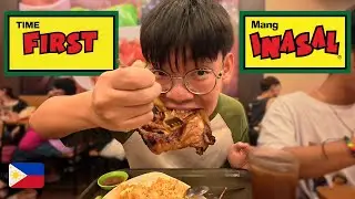 FIRST Time Trying Mang Inasal In Philippine 🇵🇭  This Is The REAL BEST Grilled Chicken Here!