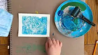 Printing your Styrofoam Relief Plate!