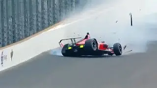 James Davison Crashes on Fast Friday Preparing for 102nd Indy 500