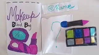 Makeup Blind Bag ! Unboxing Paper Squishy Surprise | #Makeup #unboxing #blindbag