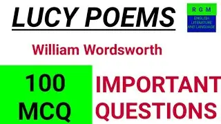 #slst_English #SlstEnglish #English_Slst MCQ of LUCY POEMS