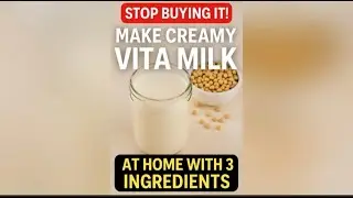 Stop Buying It! Make Creamy Vita Milk at Home with 3 Ingredients&rdquo;