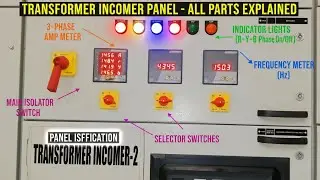 Transformer Incomer Panel | All Parts Explained Live | Electrical Panel Demo (Hindi/English)