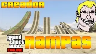 GTAV Online Crear Rampas en  el Creador de contenido Tutorial