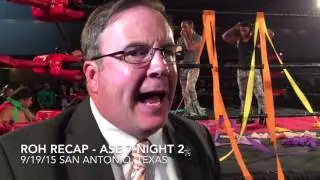 ROH RECAP 09/19/15 SAN ANTONIO TV TAPING