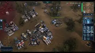 Tempest Rising 1 GDF vs 3 DYN Brutal Skirmish  (Build Order/Stratergy), almost lost base&hellip;close call