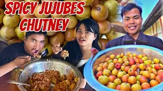 Jujubes Chutney Eating  Challenge ll Full Spicy ll Arunachal Pradesh.