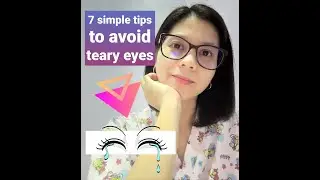 7 Tips how to avoid teary eyes, #dryeyesyndrome #eyecare #eyedoctornearme #eyespecialist