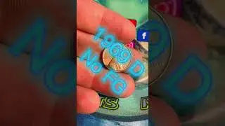 1969 D | no fg | floating roof | found while coin roll hunting Pennies