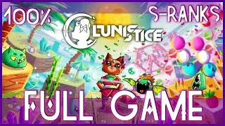 Lunistice FULL GAME Walkthrough 100% S-Ranks (Switch, PC)