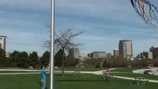 Gift of Wings Giant 55 foot Windsock in Veterans Park in HD