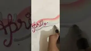 Lettering art work with sketches 🖍️ #crativeart #painting #satisfying #youtubeshorts