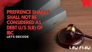 Financial Debt excludes Preference Share Capital | Supreme Court IBC Judgement