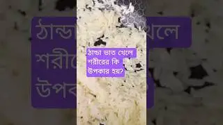ঠান্ডা ভাত খেলে শরীরের কি উপকার হয়? । #facts #ecokatha #shorts #ColdRice #HealthyFood #Resistant