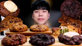 ASMR 🍪동명양과자점 마지막택배 초코쿠키 먹방 디저트 리얼사운드チョコクッキーChocolate cookies MUKBANG DESSERT