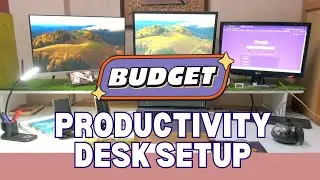 Productivity Desk Setup Budget 2024 india | Dual/Multi monitor setup