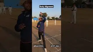 Body Alignment of a pace bowler | @JKSportstime