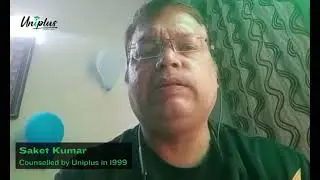 Saket Kumar | Counselled by UNIPLUS in 1999