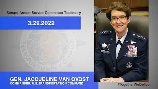 Gen. Van Ovost delivers command posture statement to Senate Armed Services Committee 4 of 4