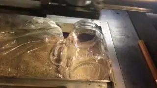 Laser engraved wedding salt shaker shot glasses