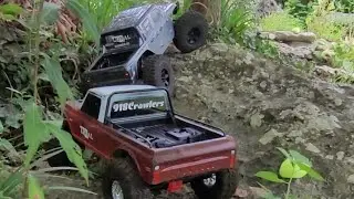 PC3D Stagedive & @BrazinScaleRC  Mullet - Fun Run 12 Gates #rccrawler #jconcepts @punkscustom3d